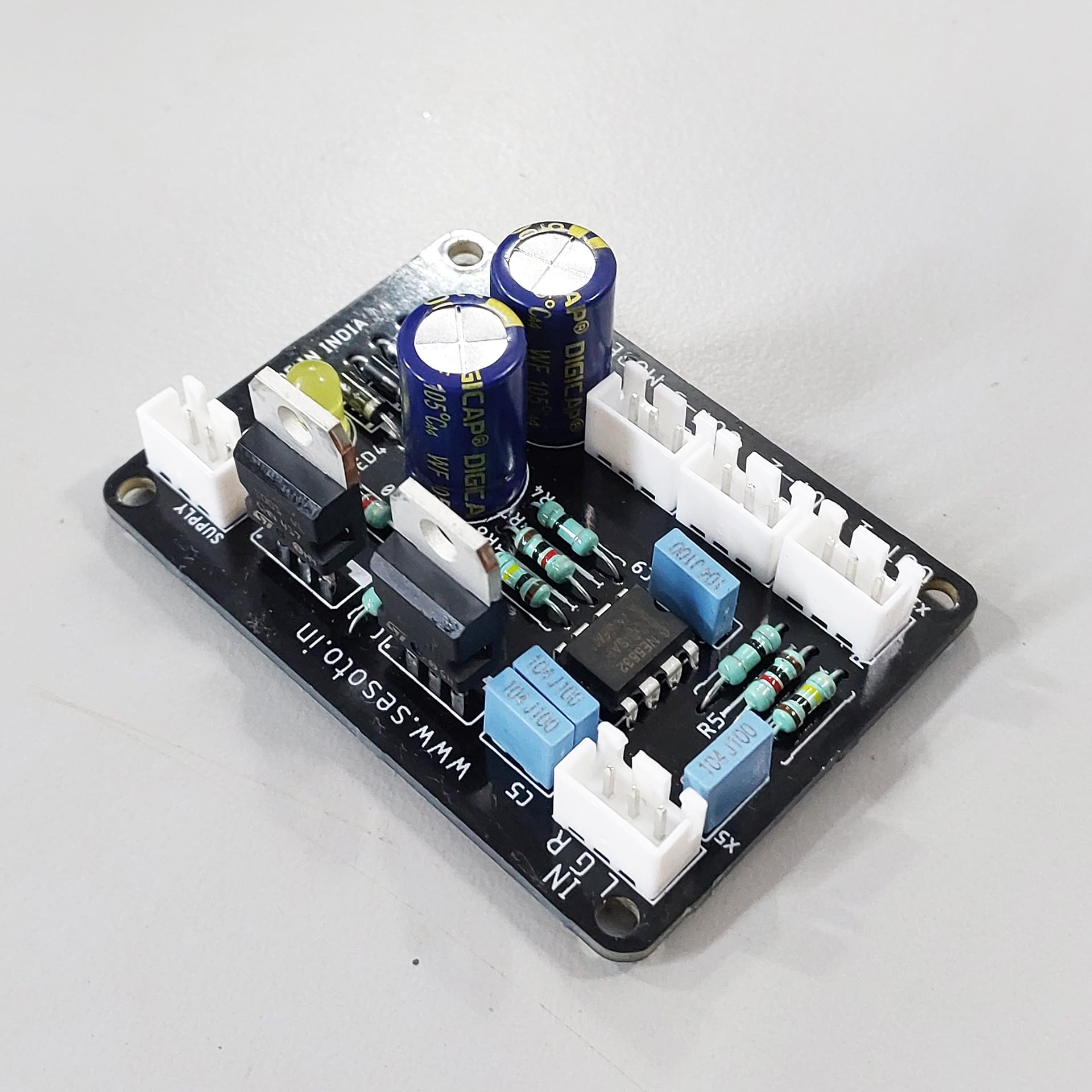 sesoto Buffer Amplifier (Unity Amplifier) for High Power Amplifiers Working Voltage 12-0-12V AC/DC.-image-47