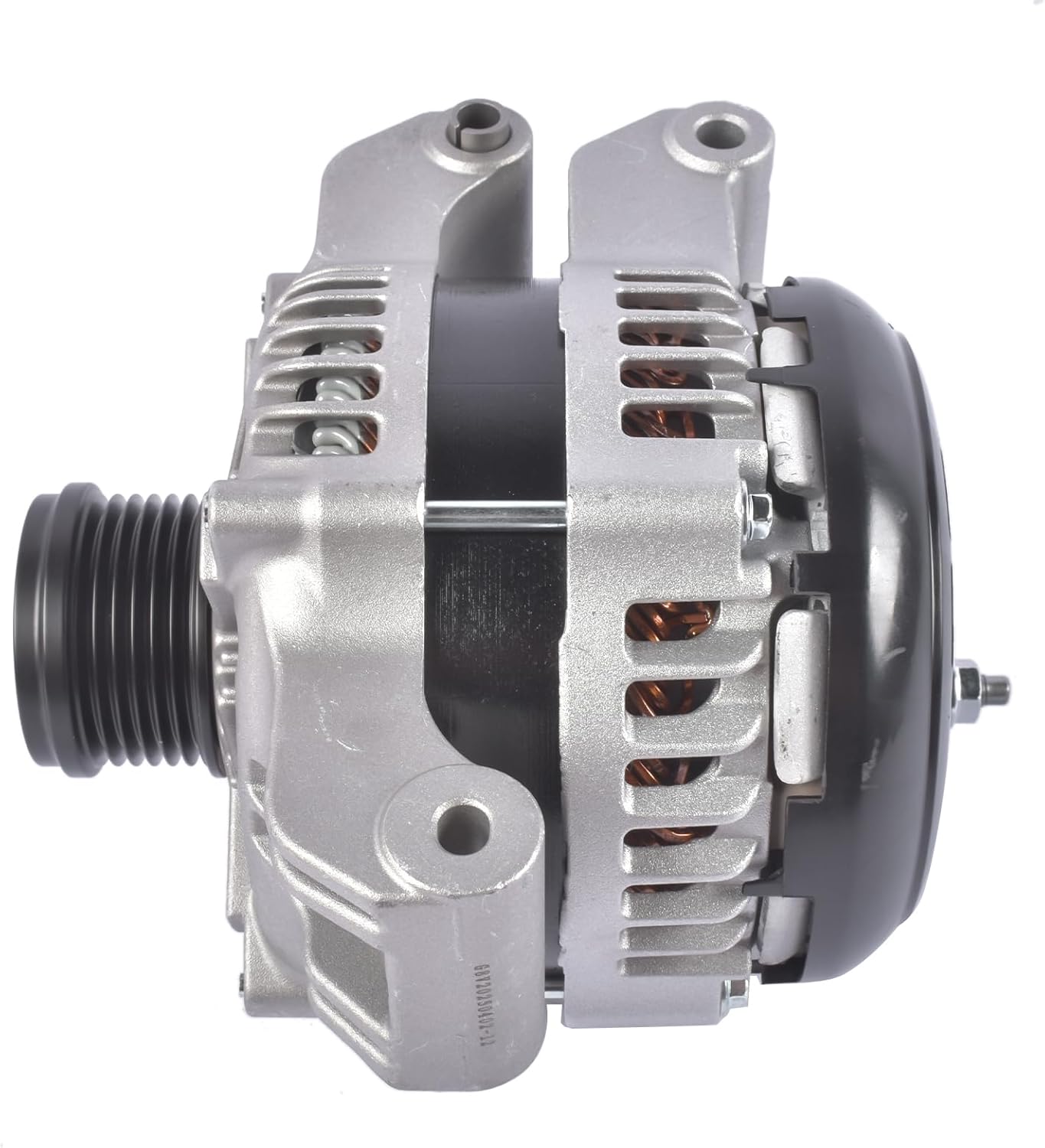 11598N Alternator Replacement for Dodge Challenger Charger Durango 2011-2023, Chrysler 300 2011-2023, Jeep Grand Cherokee 2011-2015, Ram 1500 2013-2015 12V 180A 3.6L V6# 56029789AA 04801778AF