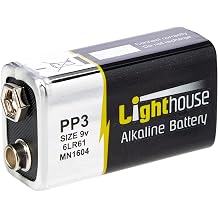 LightHouse Torches L/HBAT9V PP3 Alkaline Battery 9V