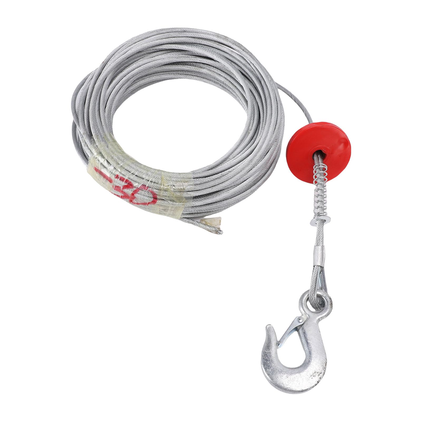 Fdit Cavo in Acciaio per Verricello 6 Mm 30 M, 17637 Lb Anti Torsione