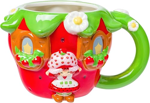 Vista 15 de Silver Buffalo Friends Central Perk Cafetera de Café Taza de Cerámica Esculpida en 3D, 20 Onzas Alice In Wonderland,Alicia en el país