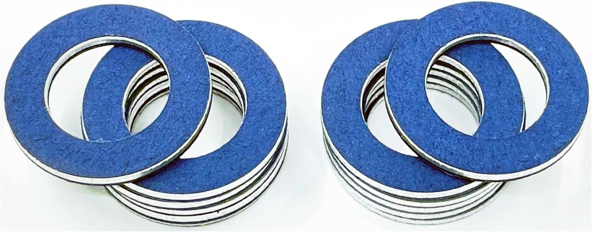 12 Packs 90430-12031 Oil Drain Plug Gaskets Compatible with Toyota Tacoma Tundra Camry Oil Plug Gasket Corolla 4Runner Scion Avalon Replacement for Lexus Oil Plug Gasket