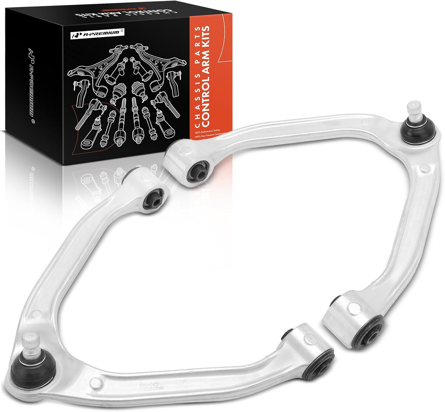 A-Premium 2 x Front Upper Control Arm, with Ball Joint & Bushing, Compatible with Infiniti M35h 2012-2013, M37 2011-2013, M56 2011-2013, Q70 2014-2019, Q70L 2015-2019