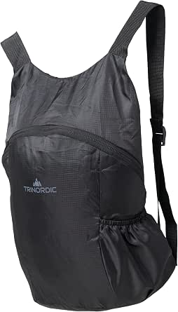 TRINORDIC Sac à Dos Pliable Ultraléger 70g 12L - Compact Résistant Eau Randonnée Voyage