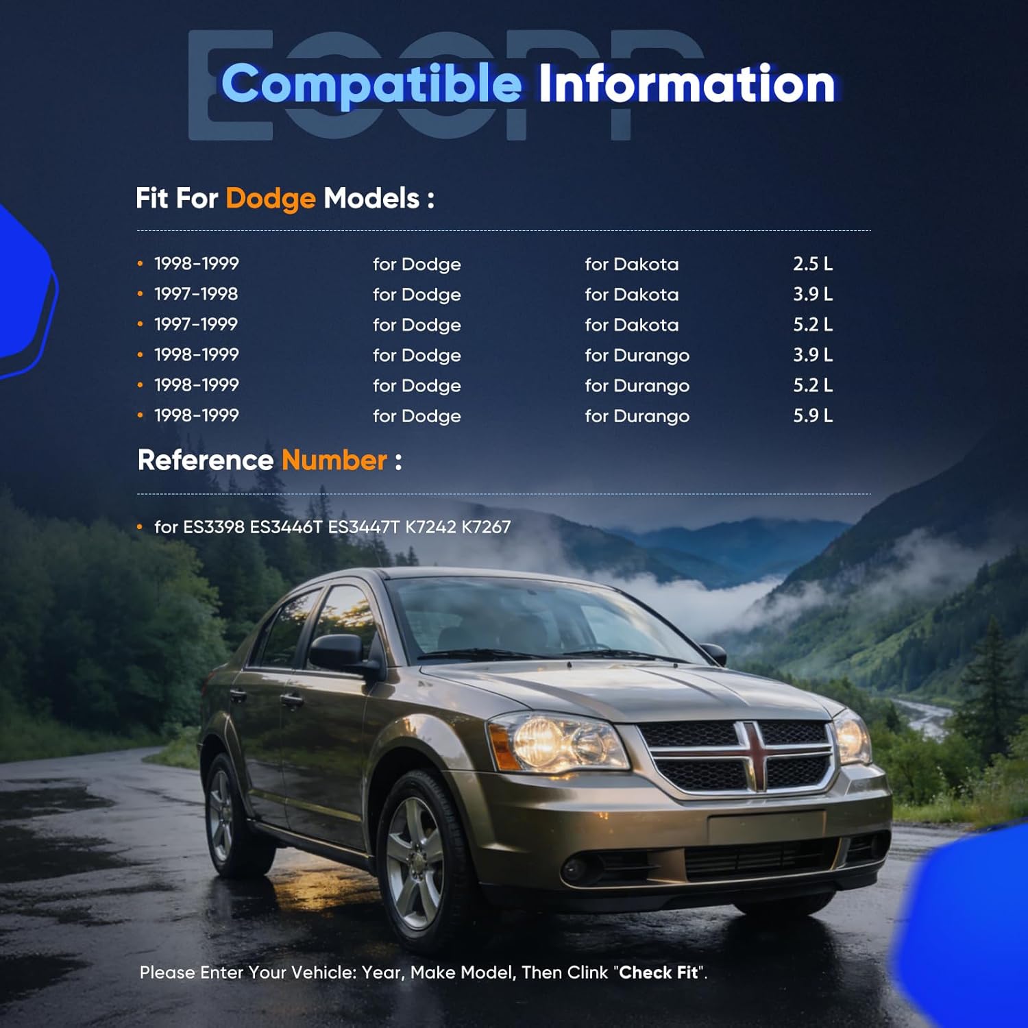 ECCPP 8PCS Front Inner Outer Tie Rod Ends Lower Upper Ball Joints For 1997 1998 1999 For Dodge Dakota 1998 1999 For Dodge For Durango 4x4