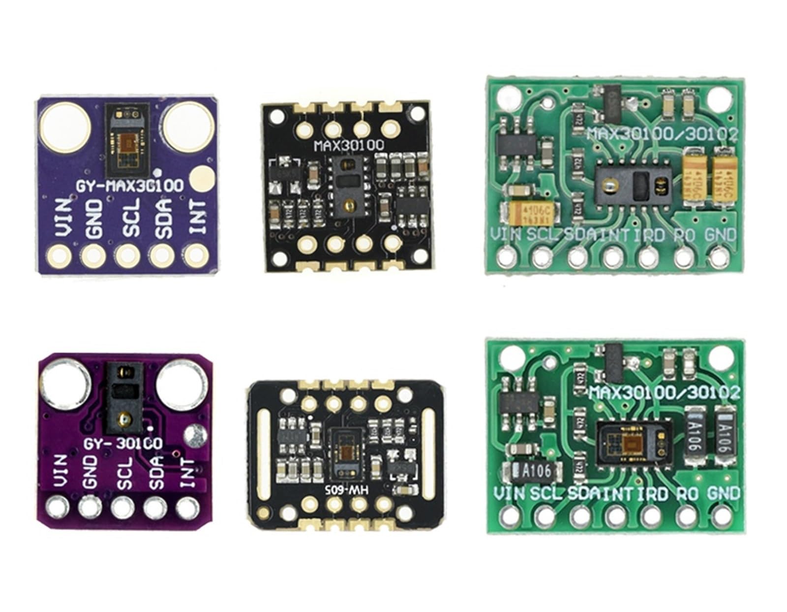 Módulo de Sensor ritmo cardíaco MAX30100 MAX30102, detección pulsos, concentración oxígeno en sangre for Arduino 1,8 V 3, 5V potencia ultrabaja