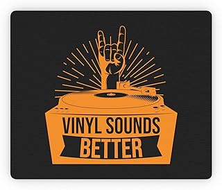 Hilarious Vocalists Musicals Devotee Sarcastic Statements Composers Vinyl Sounds Rectangular Mouse Pad 9.3â€³ x 7.8