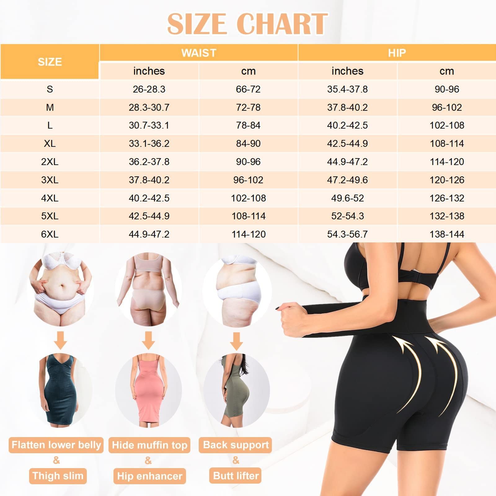 Mutande Imbottite Donna Pesti D'Anca per Donne Shapewear con Cintura Avvolgente con Angolo di Controllo della Pancia in Vita Alta