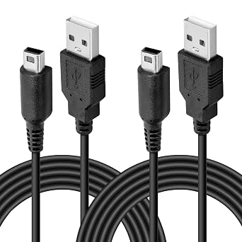 DSi 3DS 2DS Charger Cable 2PK, 4FT USB Power Cord for Nintendo | Wide Compatibility Works with Nintendo 3DS, 3DS XL, 2DS, 2DS XL, DSi, DSi XL Perfect Replacement Charging Cable for all DS
