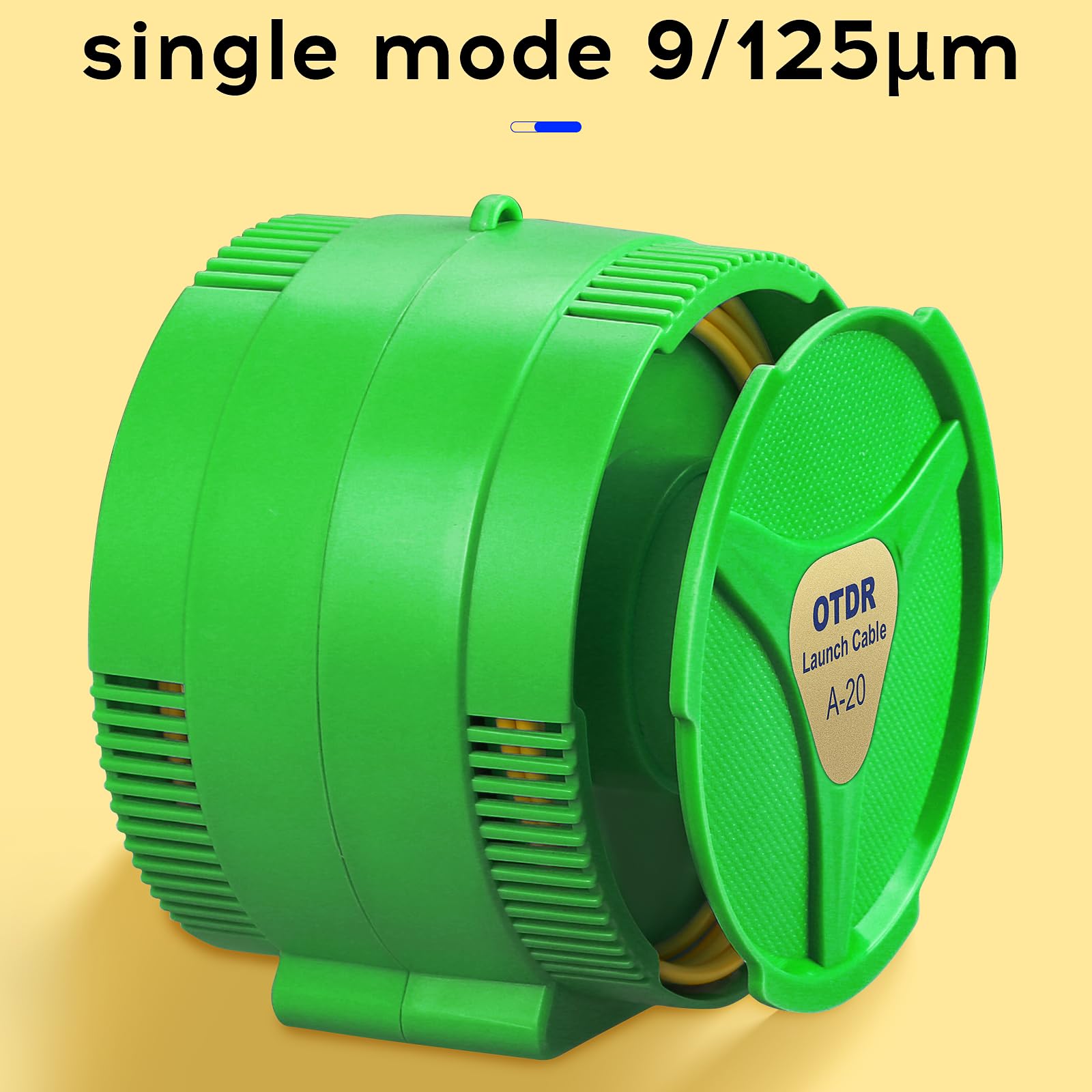 OTDR Eliminador de zona muerta Caja de cables de lanzamiento de transmisión de fibra óptica SC/APC-SC/UPC 1 km de prueba de fibra óptica monomodo línea de extensión de cable de transmisión