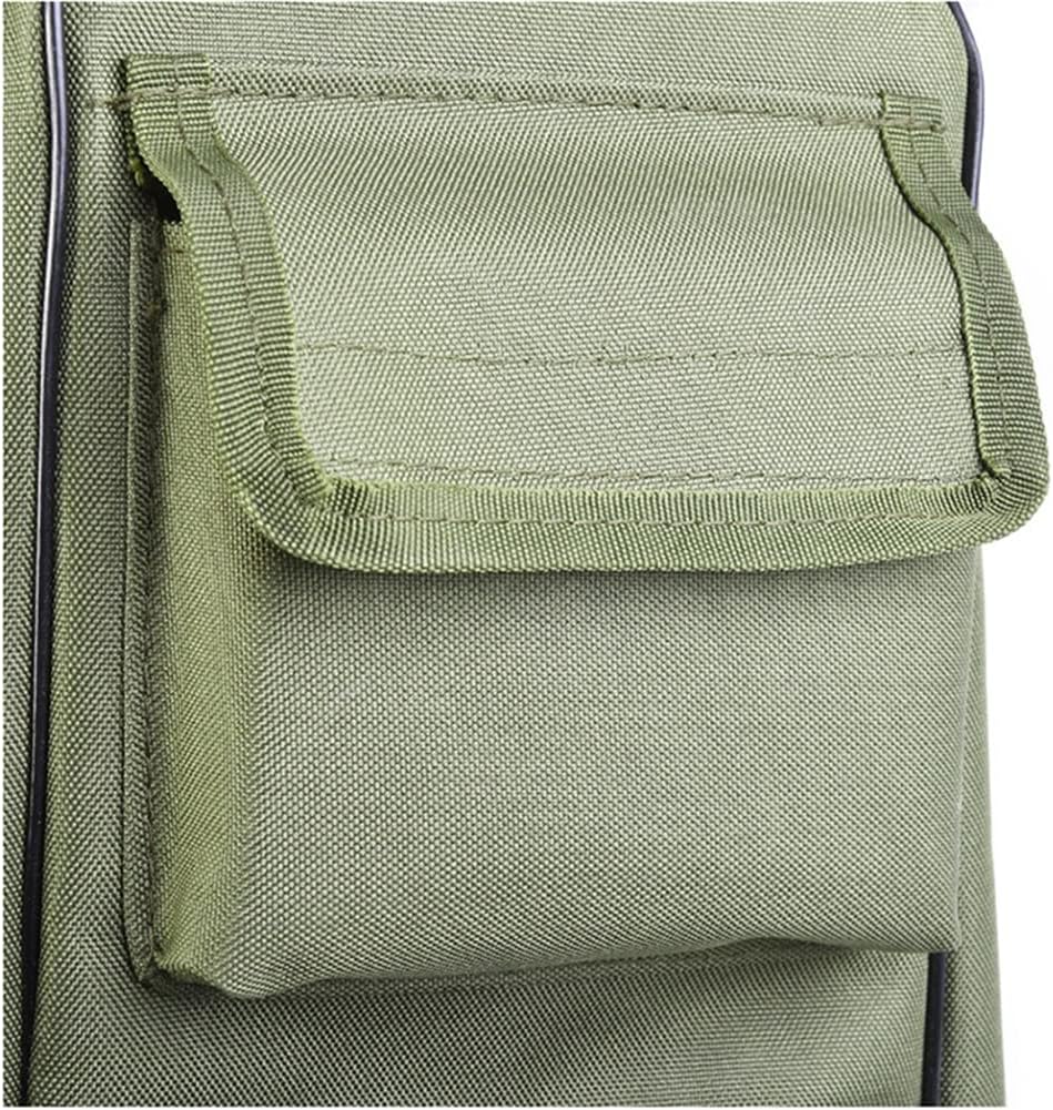 Three-Layer Foldable Fishing Double-Shoulder Rod Bag Thickening Storage Gear Backpack