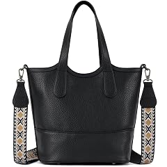 Top Handle Crossbody Bags for Women Vegan Leather Bucket Purses for Women Satchel Handbag with 2 Bottle Holder