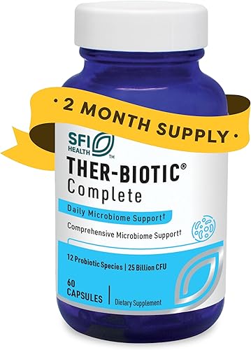 Vista 16 de Klaire Labs SFI Health Ther-Biotic Complete - Probióticos hipoalergénicos para mujeres y hombres - Suplemento probiótico estable al ácido - 12