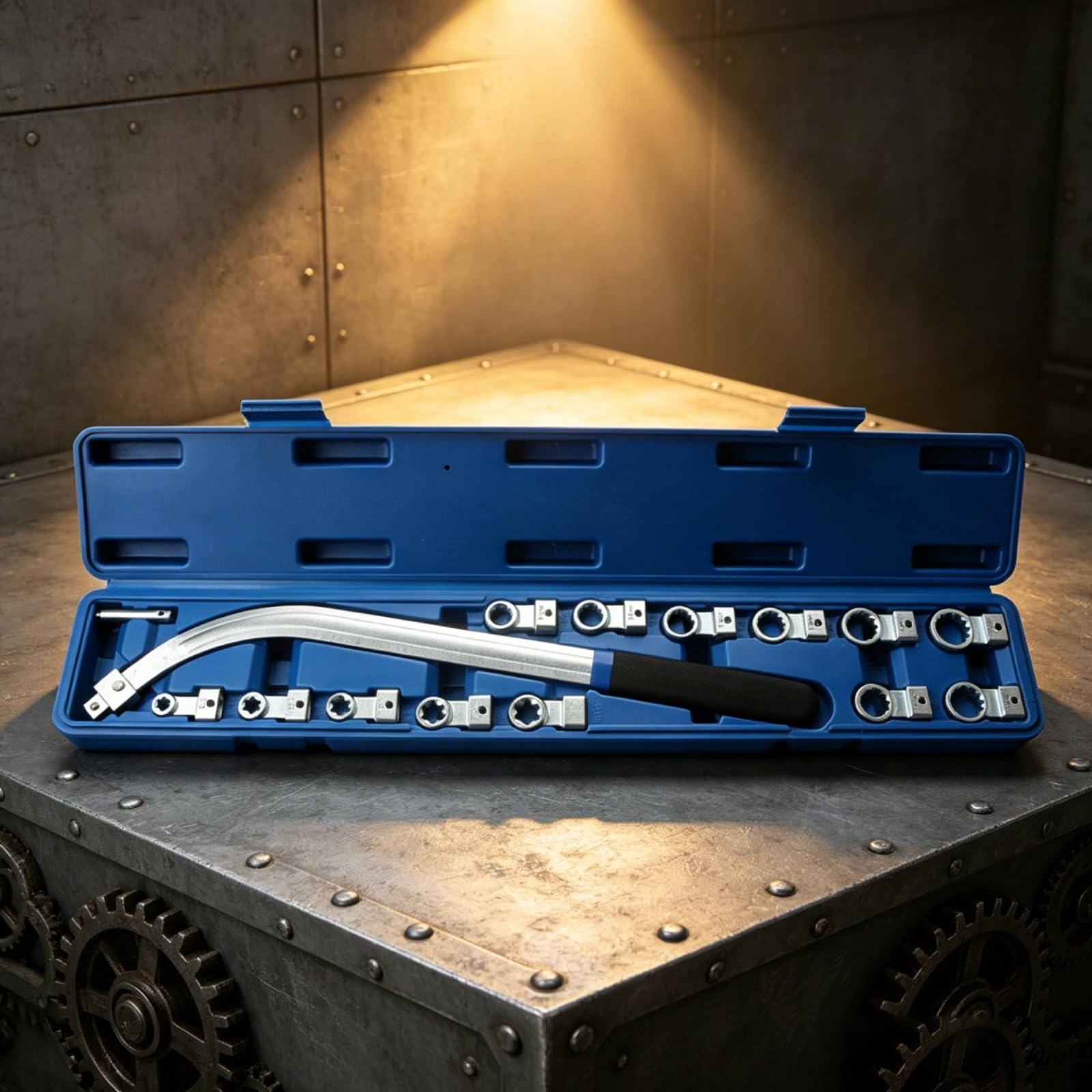 15 Pieces Alta Resistencia Extractor Poleas Motor Kit Extracción Poleas Juego Extractor Correas Mango Negro