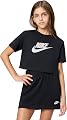 Nike Nike Girls' Sportswear Cropped T-Shirt (Large Swoosh Logo)