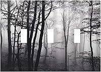 Vista 105 de William Morris Floral Boho Azul Medianoche Azul Bohemio Flor 1 Banda Dúplex Cubierta de Salida Decorativa Receptáculo Único Interruptor Eléctrico