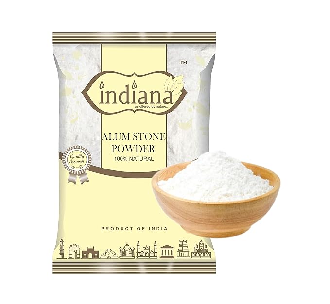 Indiana Fitkari Alum powder (phitkari) Pure Alum powder for Face