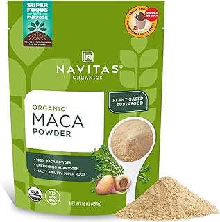 Amazon | Navitas Naturals Maca Powder (Raw) - 16 Ounces [並行輸入品] | Navitas Naturals（ナビタス ナチュラル） | マカ