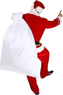 クリアストーン(Clearstone) コスプレ クリスマス サンタ袋 特大 120×90cm ホワイト
