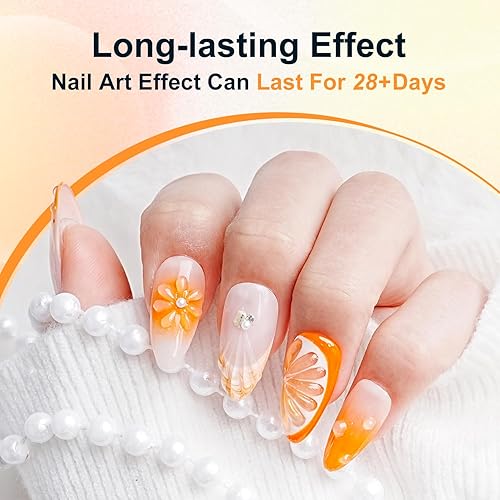 Miniatura 5 de JODSONE Arte de uñas de gel transparente 3D, 0.51 oz (15 g) de gel transparente para esculpir para diseño de uñas 3D, moldeado de textura y