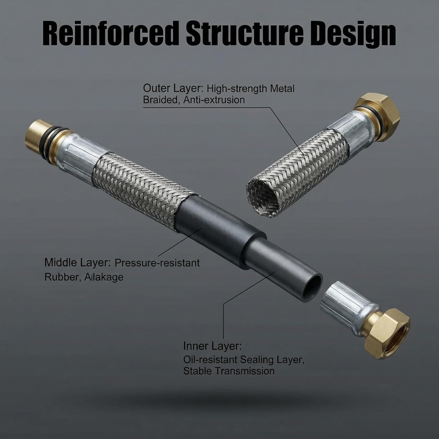 Shift Clutch Cylinder Air Hose 20992763 Compatible with Volvo Truck FH FM AT Bus B9R AT2412C B11R. Replacement for 7420992763