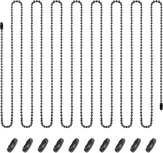 Dotlite 2Pack Black Wooden Ceiling Fan Pull Chain Extender, 12in Decorative Fan String Pulls - View #11