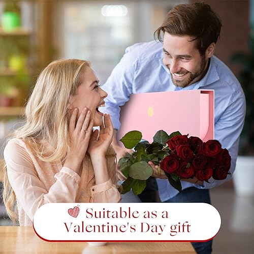 Miniatura 4 de Engrowtic Paquete de 2 cajas florales con tapa "I Love You Mom", cajas para el día de la madre, caja rellenable para flores, caja de regalo de