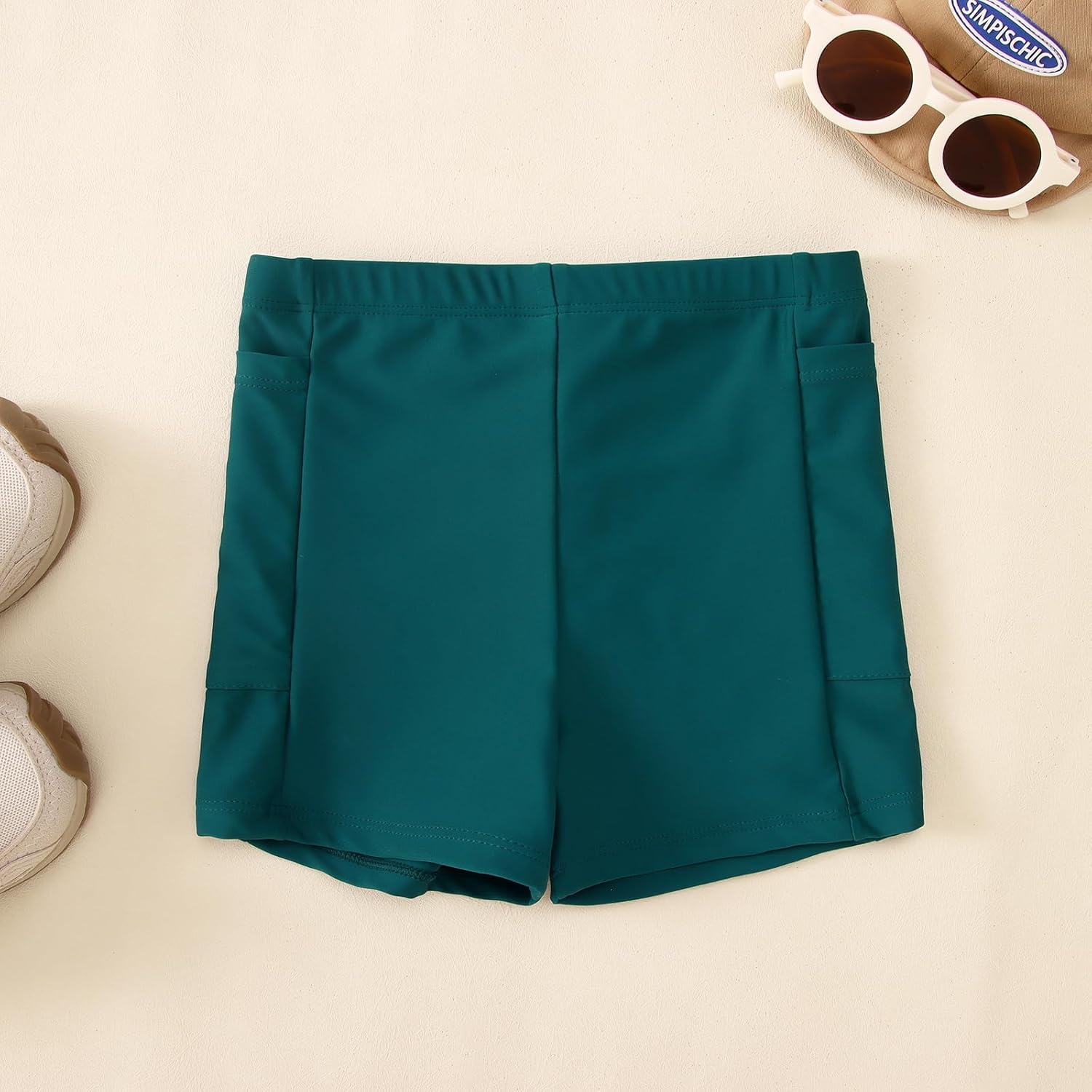 Girls Tennis Dress Golf Outfit Sleeveless Tank Top and Sport Skorts Set Pocket Kids Athletic Clothes with Shorts(Blue,12-14Y) - Image 6