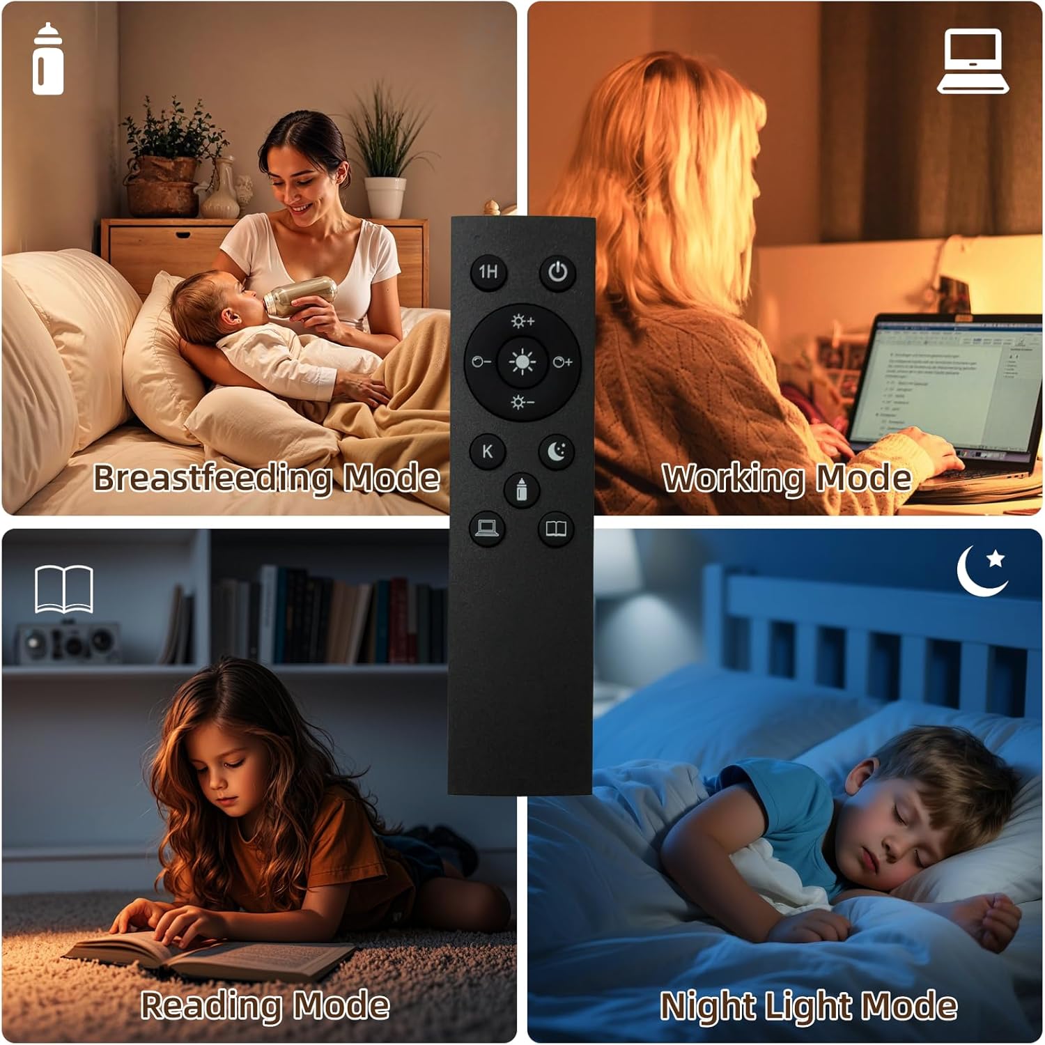 OGACFO Arc Floor Lamp with Remote, Boho Floor Lamp with 3 Color Temperatures, 2700K-6500K Dimmable Rattan Standing Lamp with LED Bulb and Foot Switch, Adjustable Tall Lamp for Living Room Bedroom
