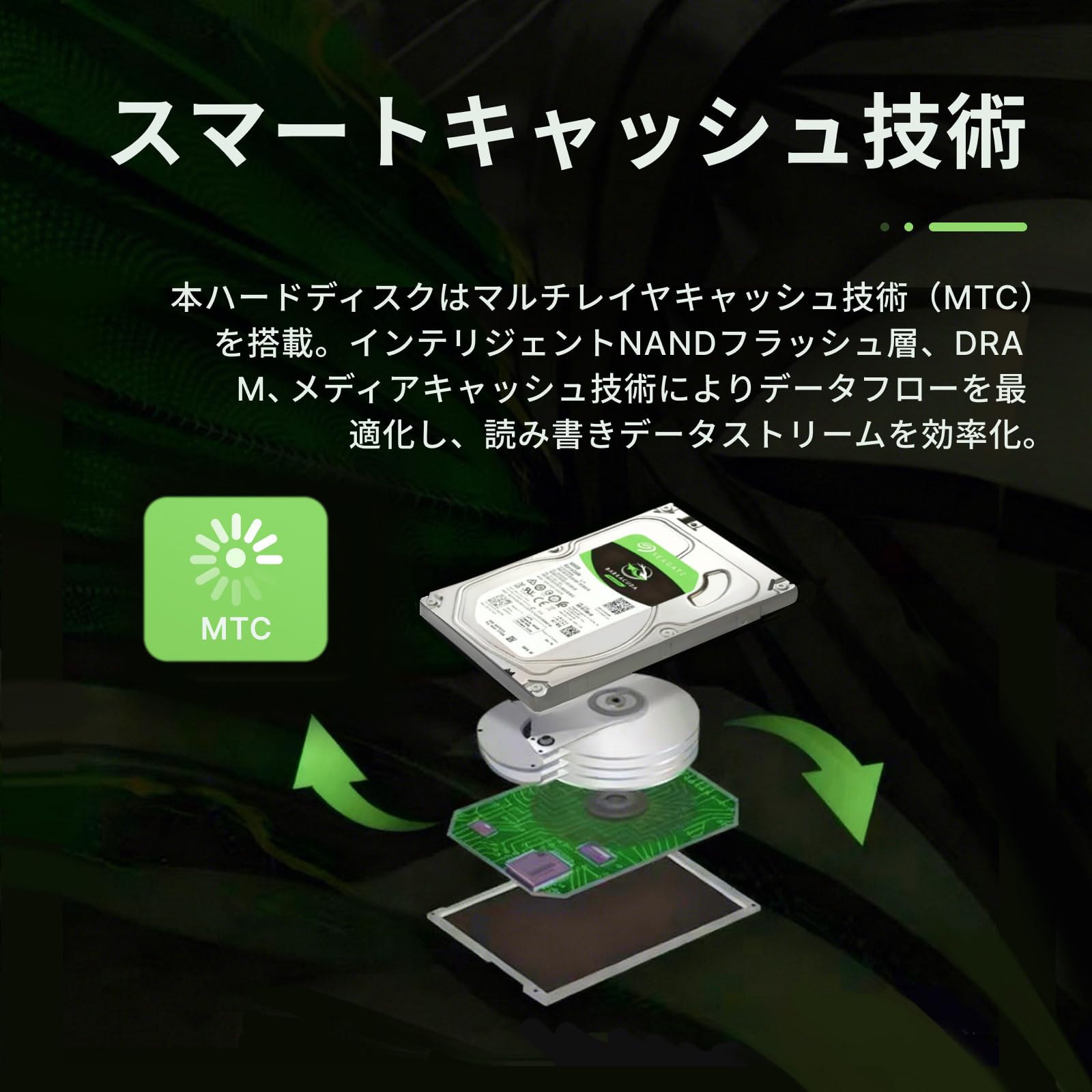 Amazon | Seagate Desktop HDDシリーズ 3.5インチ内蔵HDD 500GB SATA