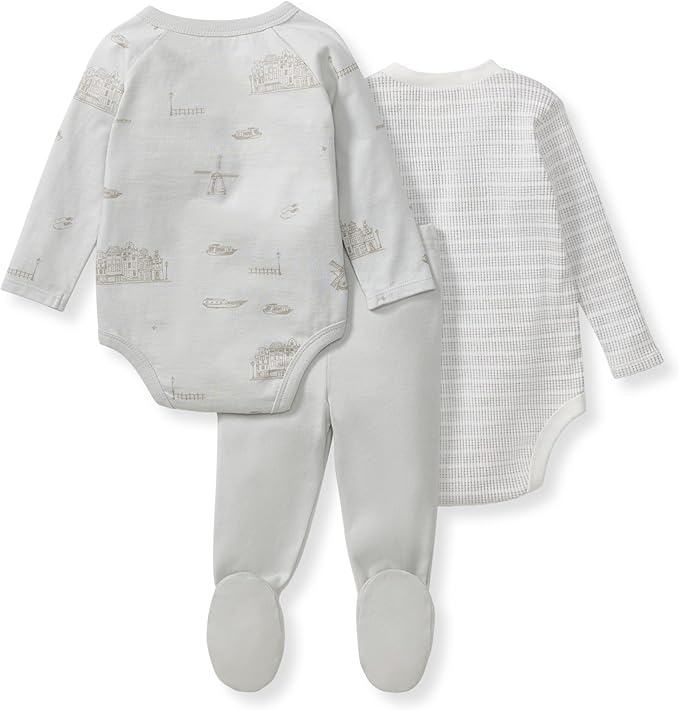Pack de 3 Bodies Bebé Unisex Algodón Orgánico miniatura 2