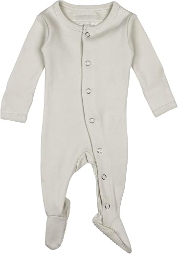 L'ovedbaby Unisex-Baby Organic Cotton Footed Overall