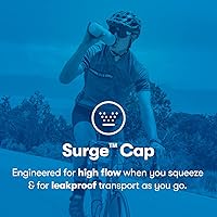 Vista 4 de Polar Bottle Breakaway Single Wall by HydraPak (20oz, 24oz, 30oz) - BPA-Free, Cycling & Sports Squeeze Bottle