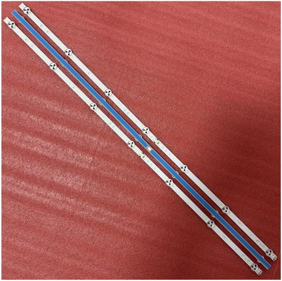 801mm 7LED Strip(3) Compatible with LT-43C700(A) LT-43C700C LT-43C700B LT-43VF3000 17DLB43VER13-A B VES430UNDH-2D-N44 Spare Parts(3pcs Set for 1 TV)