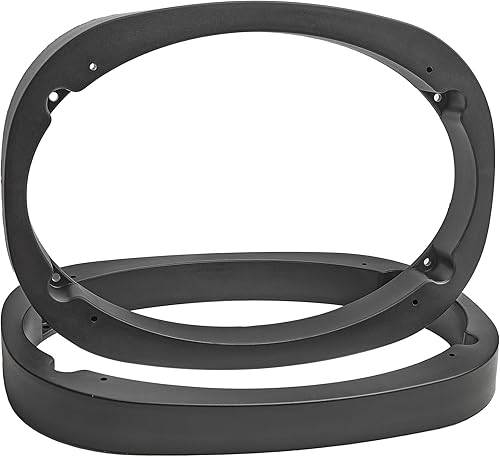 Adaptador de anillo espaciador de altavoz de plástico universal 6 x 9 pulgadas, adaptador de soporte de montaje para altavoz de automóvil de 6 x 9
