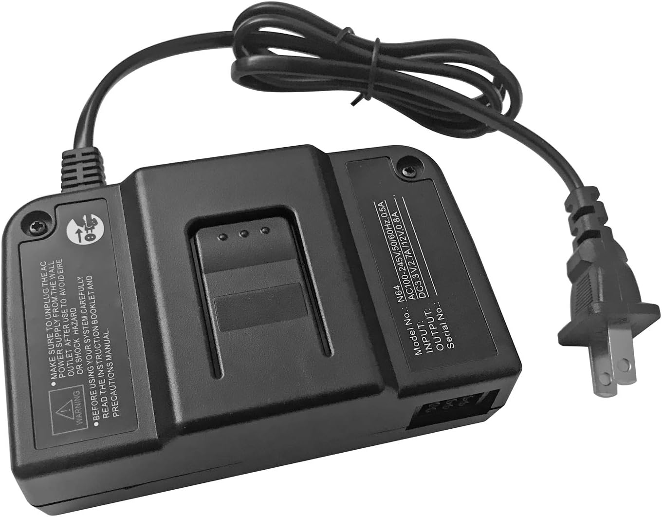 AreMe AC Power Supply Adapter, AV Cable for N64 System
