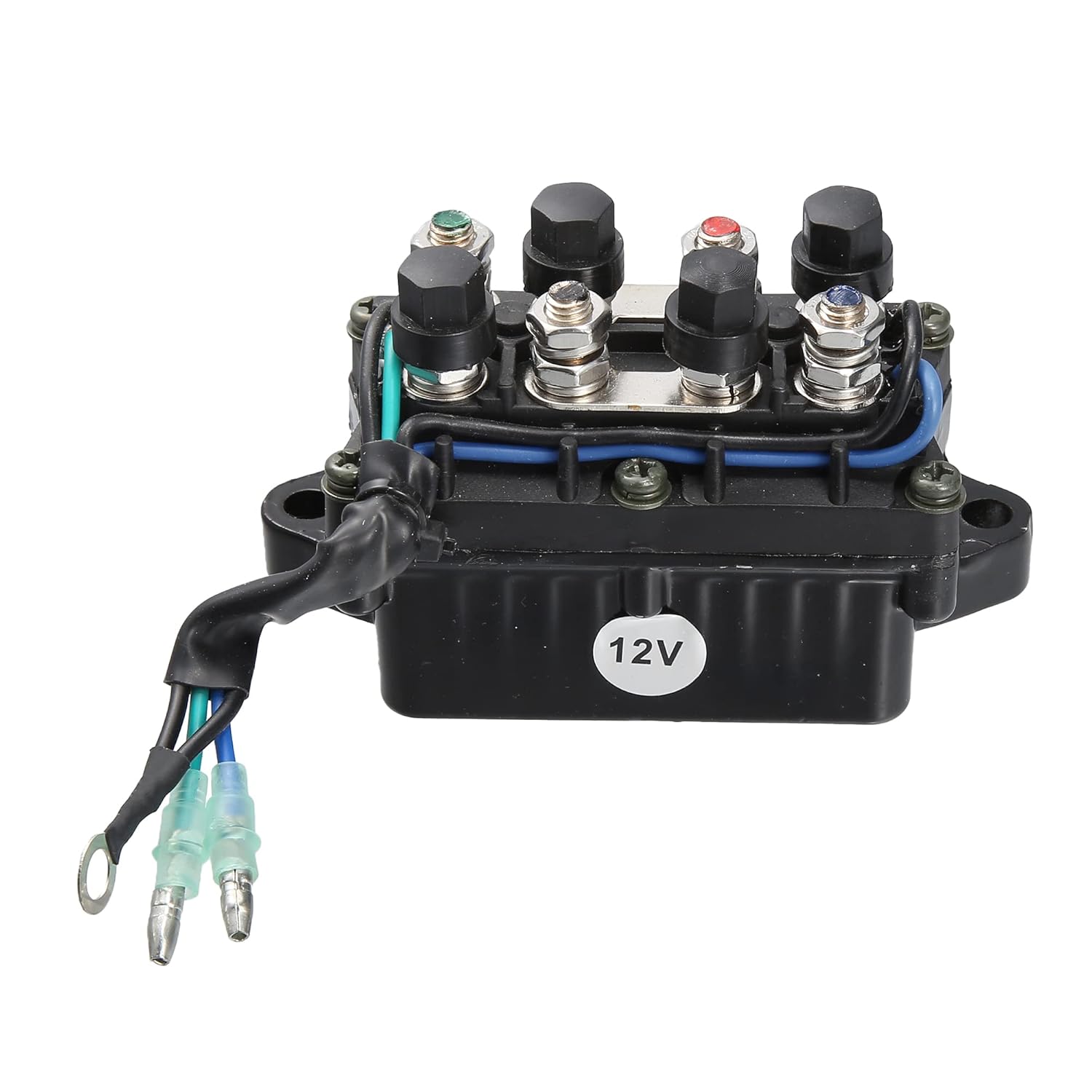 X AUTOHAUX 3 Pin Trim Relay 6H1-81950-00-00 for Yamaha 30-90HP 1992-2006 Outboards, 12V, Automatic, 10A, Screw Mount, Normally Open