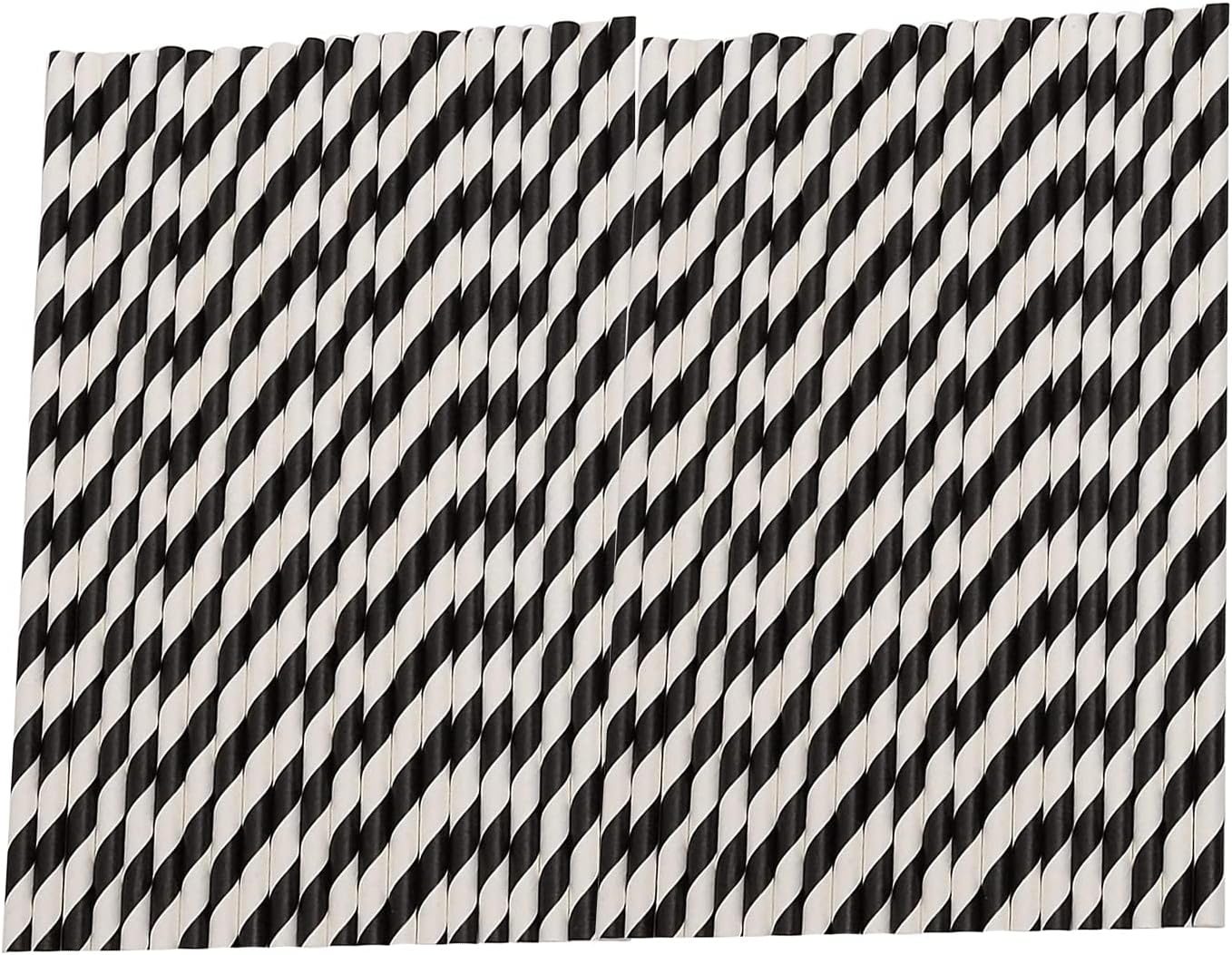 Trimming Shop Striped Paper Drinking Straws, 100% Compostable, Sturdy & Non-Soggy, Food-Safe Ink, Eco-Consious, Multi-Layered - Image 5