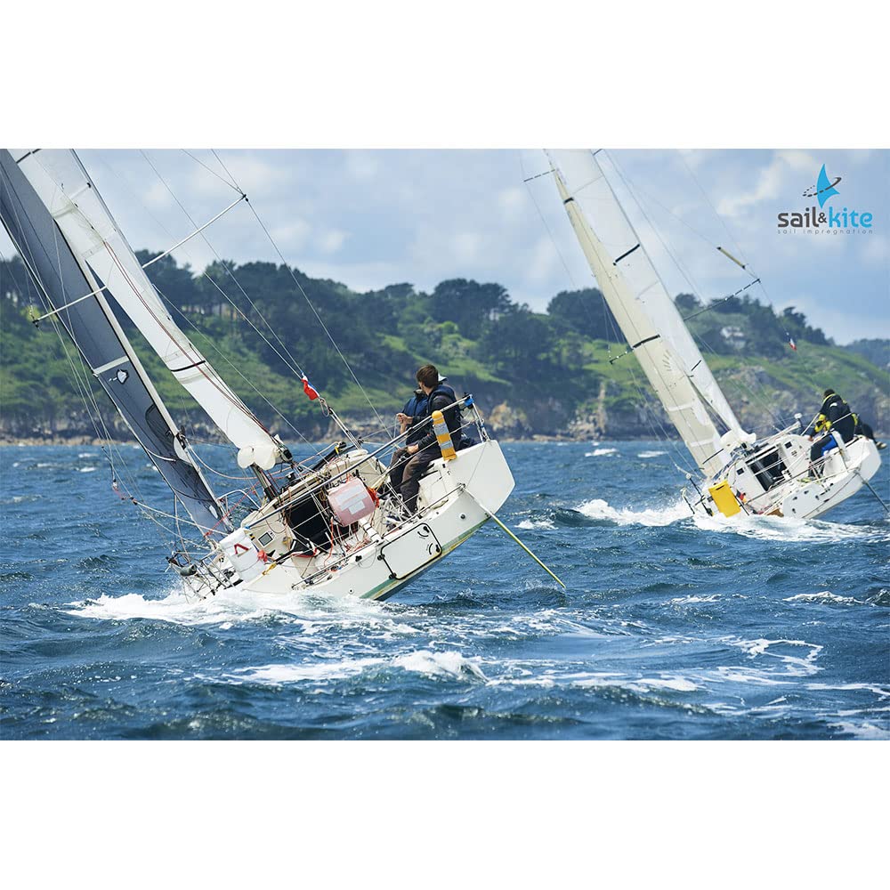 Sail & Kite Impregnation | wasserdichte Imprägnierung für Persenning, Segelkleidung und zur Stärkung von Alten Segeln | Für alle Gewebearten (2,5 Liter (ca. 25-35 m²)