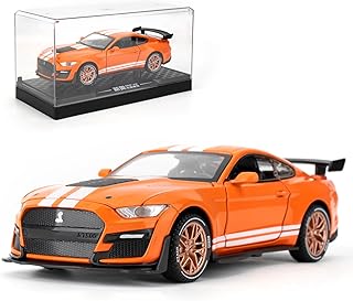 Shelby GT500 Desktop Decoration, Collectible Model for Home Decor, Exquisite Ornament, Orange