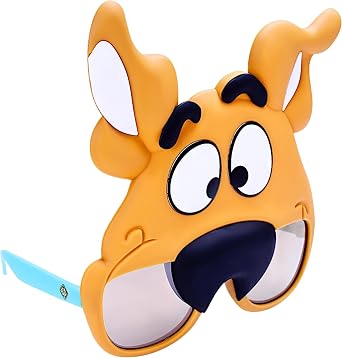 Sun-Staches Velma and Scooby Doo Glasses | Official Scooby Doo Costume Accessory | One Size Fits Most