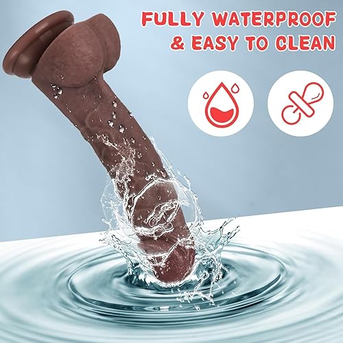 Miniatura 6 de Sex Toys Dildo Realistic Silicone Dildo, Safety Material for Clitoral Vagina and Anal Stimulation with Strong Suction Cups, Sex Adult Toys for Women