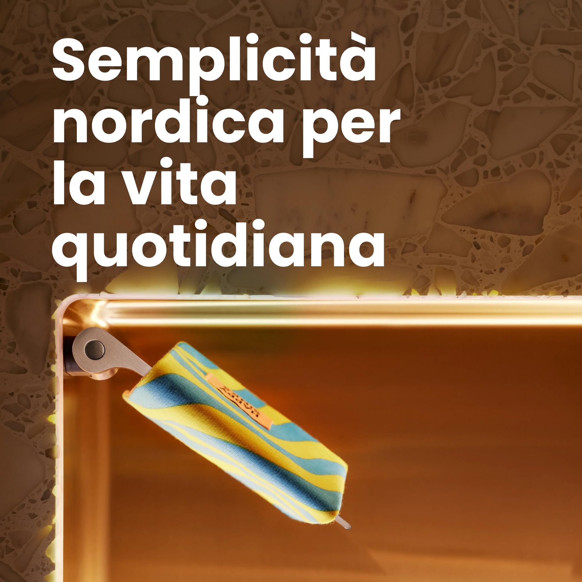 Porta strofinacci magnetico per lavello della cucina - Magnete potente - Organizer per lavello della cucina - Porta strofinacci magnetico da cucina (acciaio)