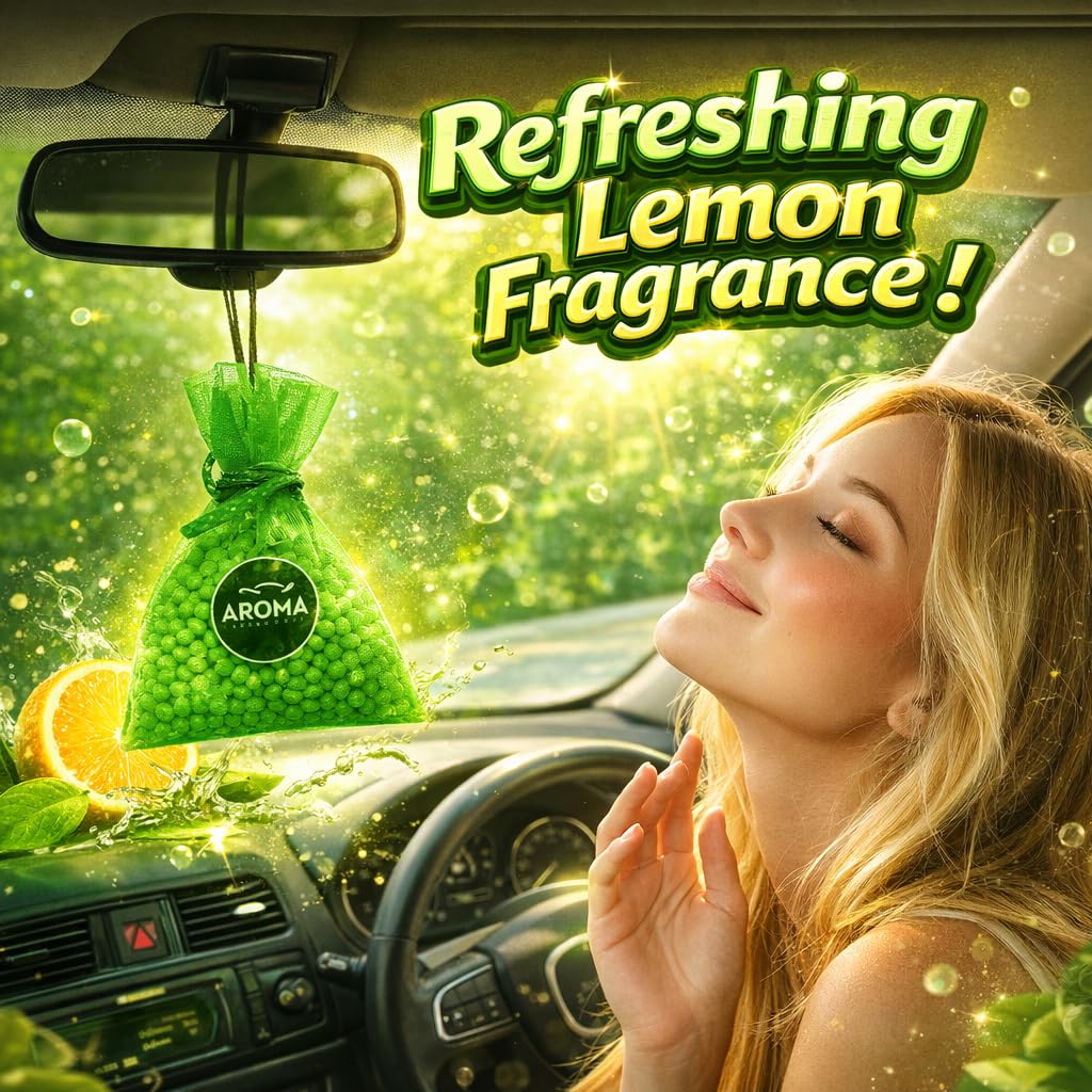 Fresh Bag "LEMON" odświeżacz powietrza do wnętrza samochodu, oczyszczacz powietrza