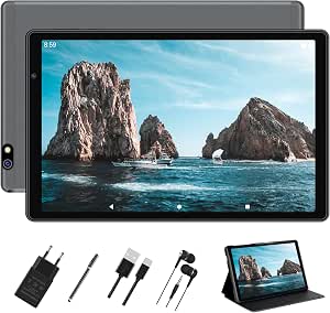 SUMTAB Tablette Tactile 10 Pouces avec Clavier et Souris,Android 10.0,4 Go RAM,64 Go Stockage