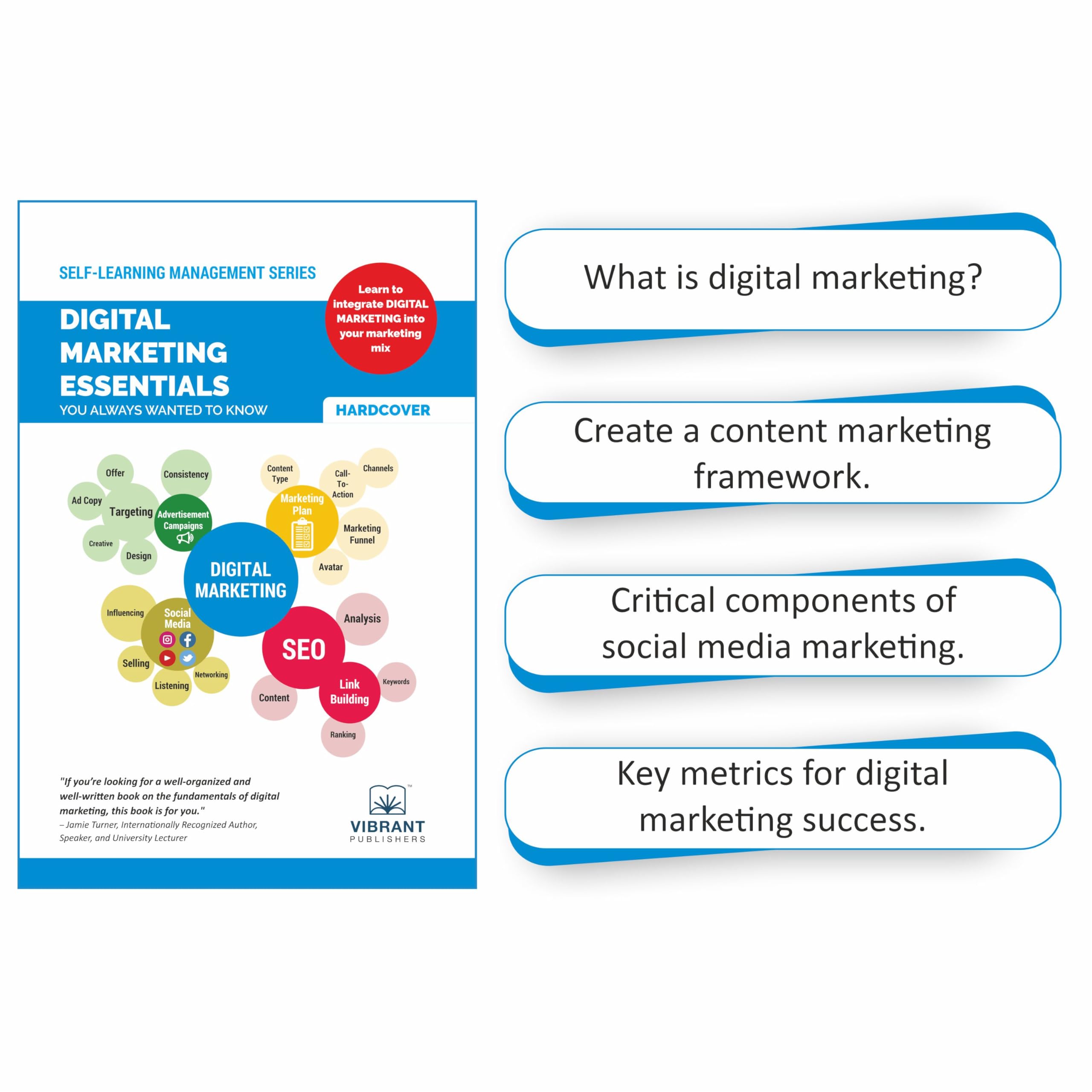Digital Marketing Essentials You Always Wanted to Know: Master Content Strategy, Social Media, SEO, Advertising, and Key Metrics for Digital Growth (Self-Learning Management Series)