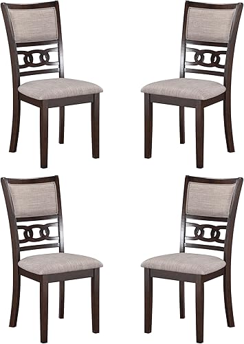 Miniatura 29 de New Classic Furniture Sillas de comedor Gia, juego de 2, color marrón Marrón,Ebany,Gris,Cereza