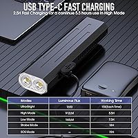 Vista 5 de Hoxida Linterna EDC recargable de alto lúmenes, mini linterna de bolsillo con botón estroboscópico táctico, linterna plana pequeña EDC magnética