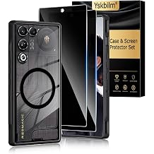 Magnetic for Nubia Red Magic 11 Air Case, with 2X Privacy Screen Protector, Shockproof Slim Magnetic Phone Case for Red Magic 11Air 2026,Clear