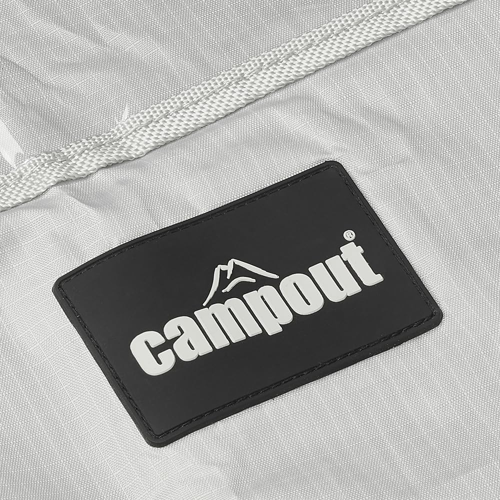 Campout Housse vélo - Universelle - Porte-vélos - pour 1 ou 2 vélos - Housse de Protection - Imperméable - Sac de Rangement Inclus - Compartiment pour Panneau d'avertissement